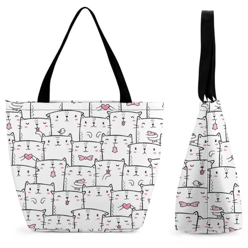 Sac chat blanc craquant pour femme le compagnon mignon de vos voyages et virées