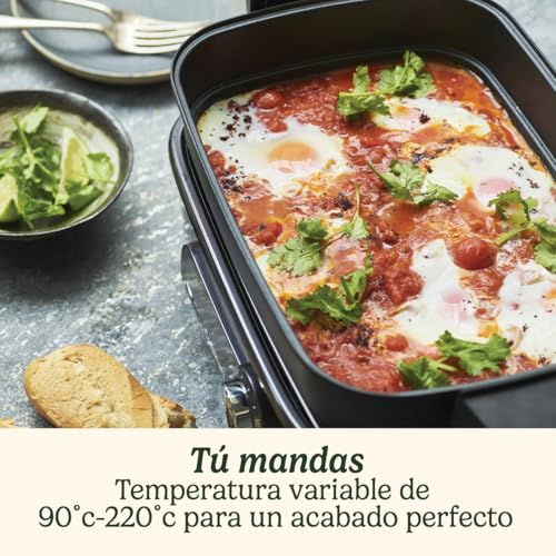 Cuisinart Robot de Cocina Multifunción 5 en 1 | Asar, dorar, cocer al vapor, cocinar y hervir a fuego lento | Antiadherente, placas y sartenes intercambiables | Apilable, fácil de guardar | Gris - imagen 3