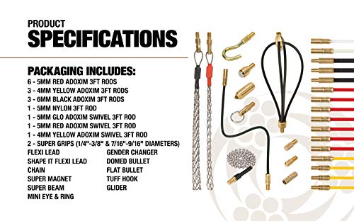 Madison Electric Products MSRMX Cable Rod Kit, Mega Set, Multicolor