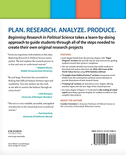 Beginning Research in Political Science