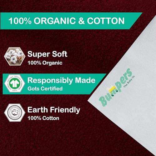 Image of Bumpers Waterproof Quick Dry Sheet for Baby|Bed Pad Extra Absorbent Washable Matress Protector|Baby Bed Protector Sheet for Toddler Children & Adult Double Bed, King Size (XXL, 260x200cm, Maroon)