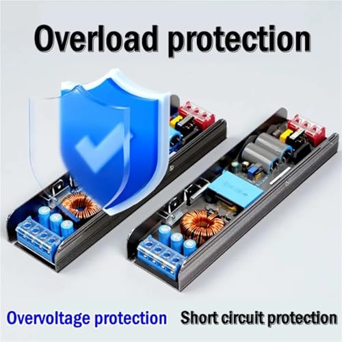 Switching power supply 12V 24V transformateur 220V 60W 100W éclairage