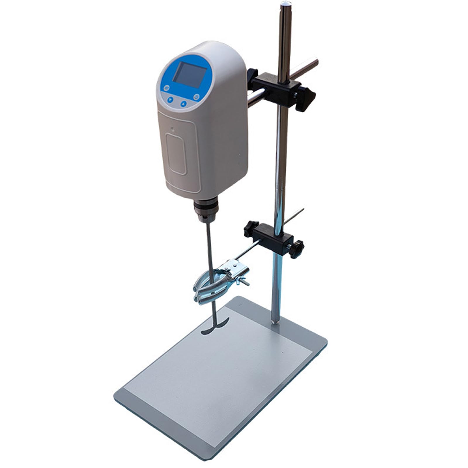 Agitatore Elettrico sospeso, agitatore da Laboratorio Digitale, Regolazione Continua della velocità da 100 a 3000 Giri/min,Adatti per Laboratori Cosmetici e farmaceutici Digitaldisplay-20L