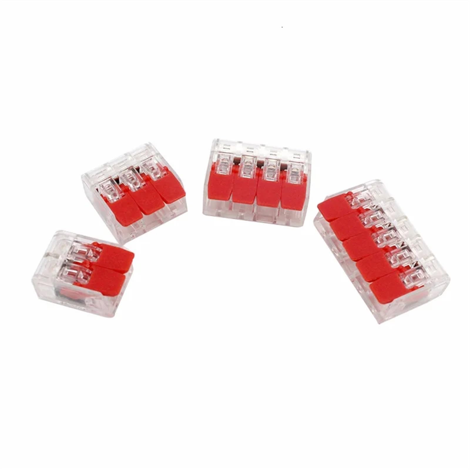 Connettore for cavi elettrici Connettori for strisce LED Mini gabbia a molla Universale compatto Cablaggio rapido Conduttori Terminale a inserimento(Lavender,30PCS)
