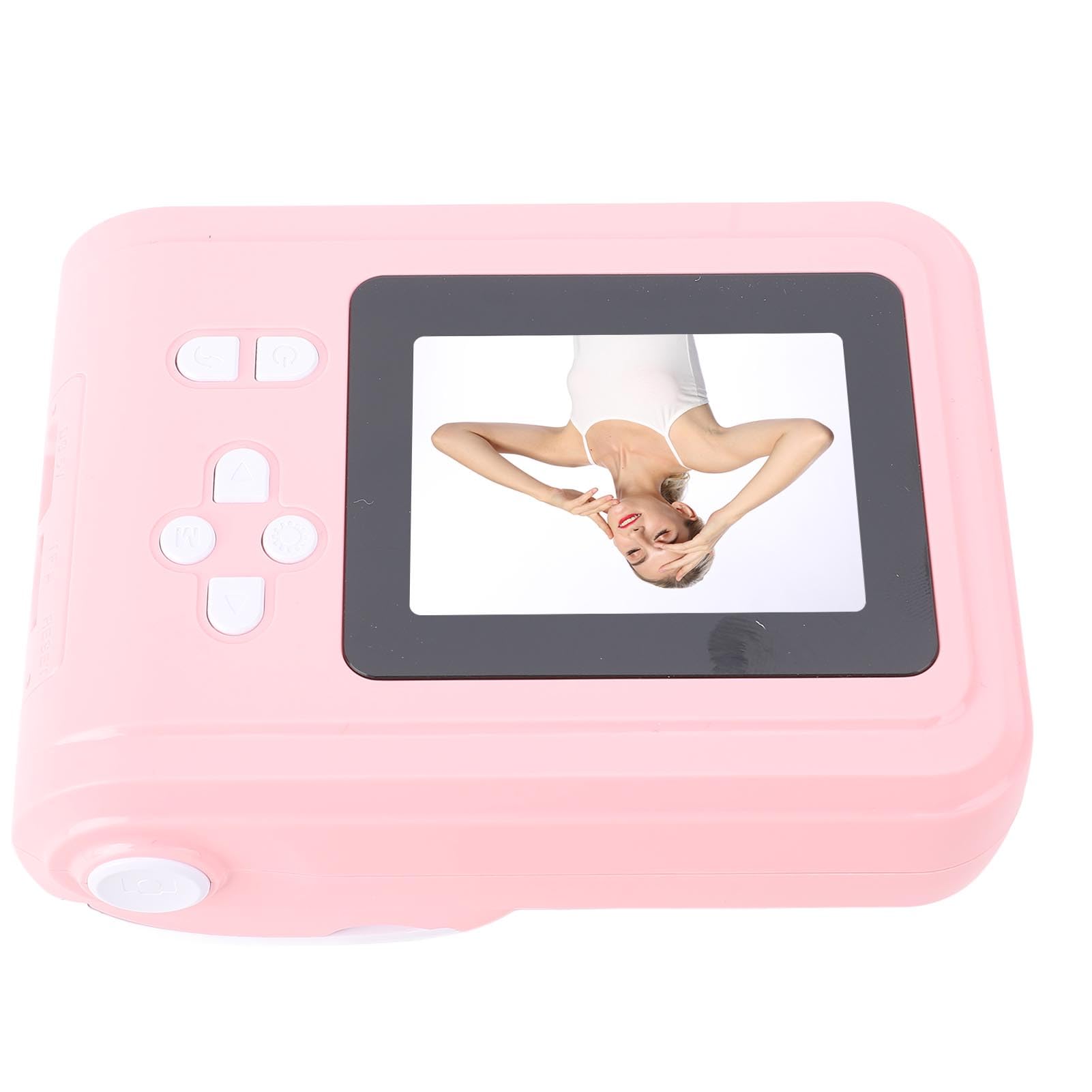 Cámara Instantánea, 1800 MAh de 2,4 Pulgadas HD HD HD Cámara Instantánea de 90 Minutos de Grabación de Colores Brillantes Soporte de Selfie con Papel Impreso para Fotografía (#1)