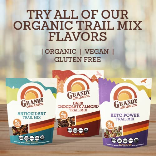 Grandy Organics Antioxidant Path Combine, Natural Combined Nuts & Superfood Snack Combine, Grain