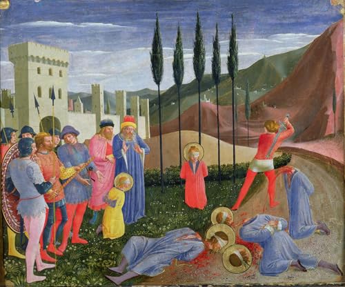 Tableau Fra Angelico Toile pour Habiller un Grand Mur de Séjour Peinture Classique 60x90cm