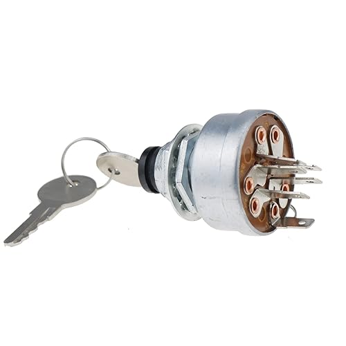 Miniatura 7 de FridayParts Interruptor de encendido AM101561 TCA22740 AM107076 TCA15075 compatible con John Deere 130 160 165 170 175 180 185 240 245 260 265 285