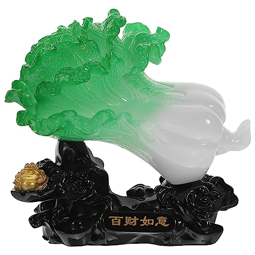 Figura decorativa de repollo de resina Holibanna 7.86x7.66x4.52 in miniatura 1