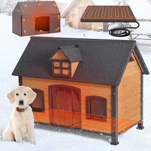 GUTINNEEN Heated Dog House Large
