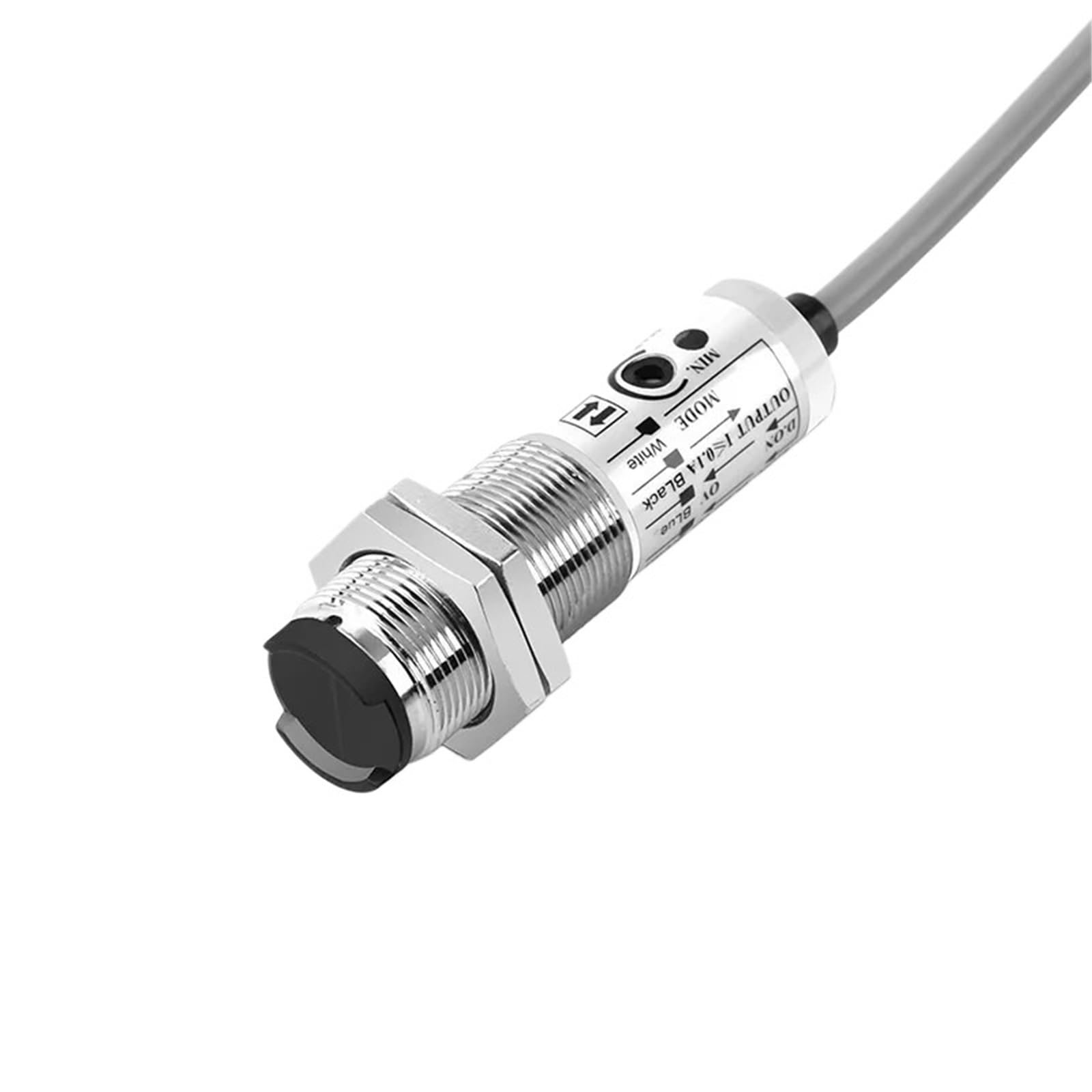 Sensor CDD-11N con interruptor M18, 12-24 V, cuatro cables, CC, NPN, difuso, CDD-40N, CDD-11P, CDD-40P(CDD-11P)