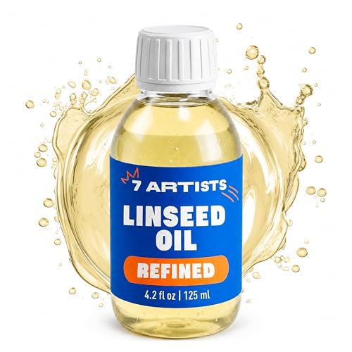 Refined Linseed Oil for Painting (4.2-Ounce)