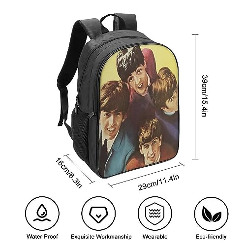 The Beatles Sac à Dos D’école Pour Enfant Rock Band Grande Capacité Cartable Sac De Voyage Sac D’école Primaire Filles Garçons Mignonne Cadeau 16inch - Les Beatles, Paul McCartney, John Lennon, RIngo Starr, George Harrison The Beatles Sac à Dos D'école Pour Enfant Rock Band Grande Capacité Cartable Sac De Voyage Sac D'école Primaire Filles Garçons Mignonne Cadeau 16inch – Image 5