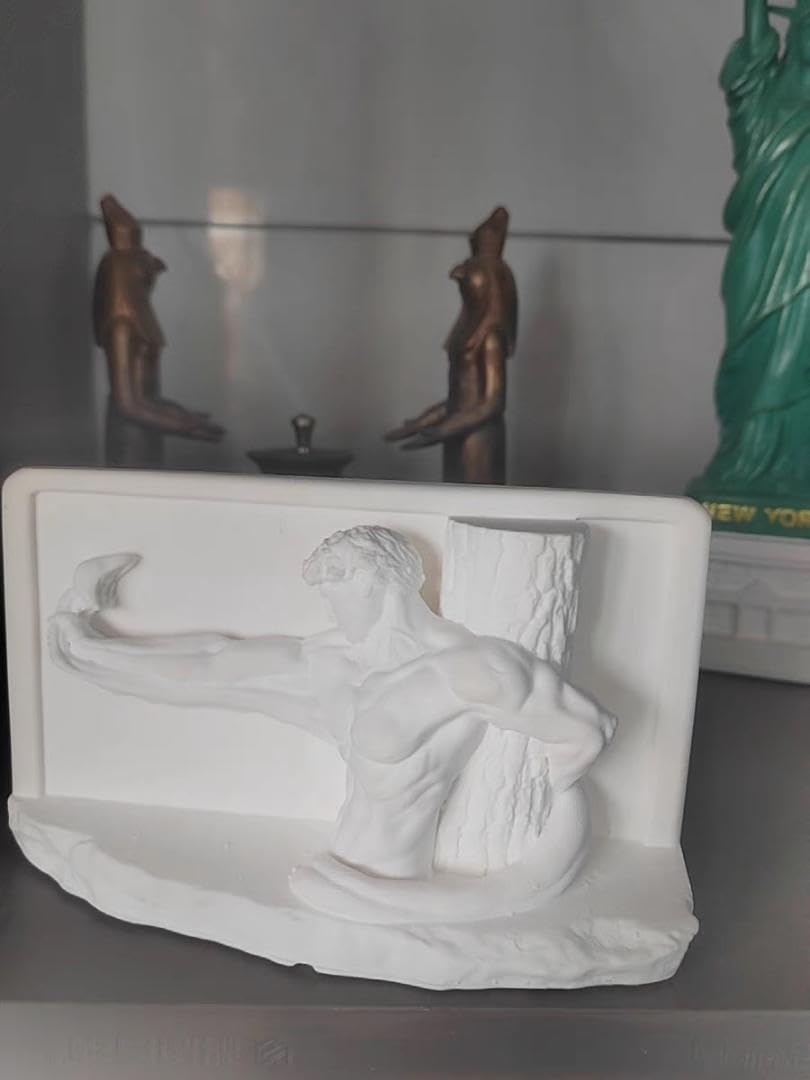 Amazon.co.jp: 彫刻 ギリシャの少年と蛇 石膏像 装飾品 現代工芸