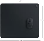 Razer Atlas Tapis de jeu en verre trempé: Surface micro-embouteillée ultra-smooth - Dirt et résistant aux égratignures - Base antidérapante - Mouvements silencieux de souris
