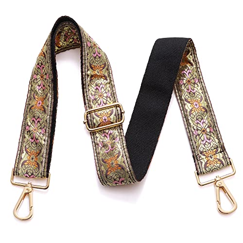 Image of S-Jacorry Purse Strap Replacement Crossbody Wide Shoulder Strap Adjustable Canvas Straps Handbag Strap Replacement Belts
