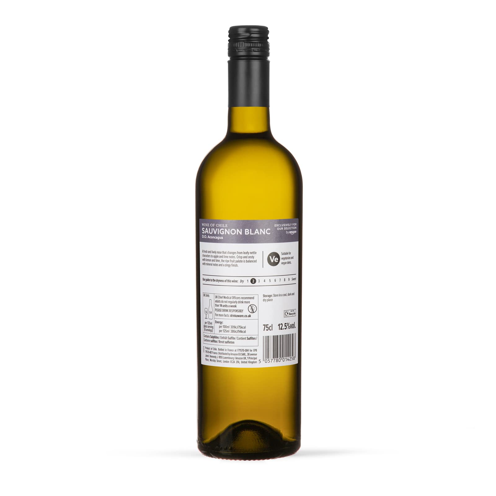 by Amazon Our Selection D.O. Aconcagua Chilenischer Sauvignon Blanc, Weißwein, 75cl, 6er-Pack