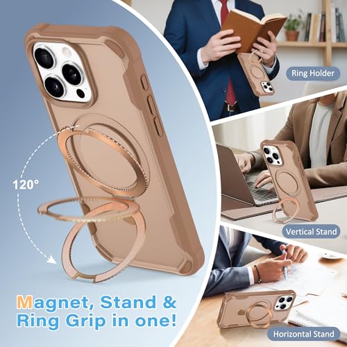 Coque iPhone 15 Pro Max MagSafe dorée anti-rayure et antichoc