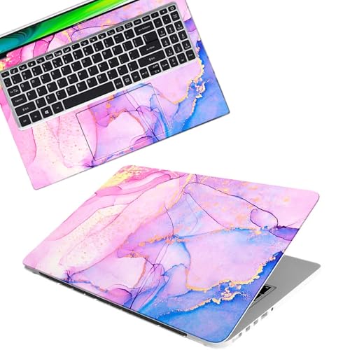 Inkykart DSGN 123 Full Body Laptop Skin Bubble-Free| Laminated| Removable| HD Quality Sticker for Laptops Upto 15.6 Inches Compatible with Hp/Dell/Acer/Lenovo/Asus etc.