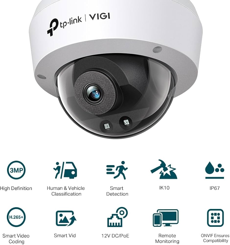 Buy TP-Link VIGI C230I(4mm) 3MP IR Dome Network Camera