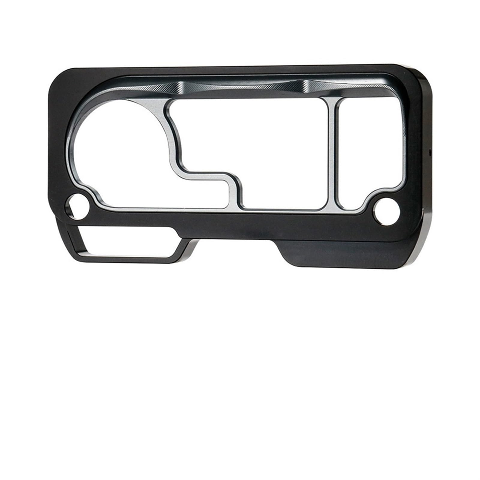 Tablero de moto Cubierta protectora de medidor motocicleta aluminio CNC para CB650R 2019 2020 2021, accesorios para(Black Black)