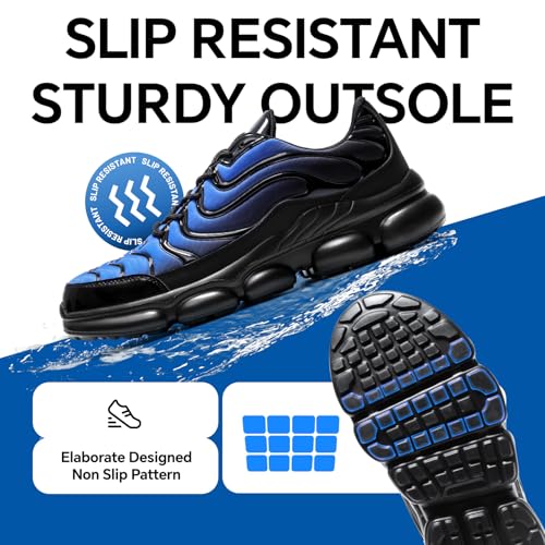 Image of Steel Toe Shoes for Men Women Lightweight Safety Work Sneakers