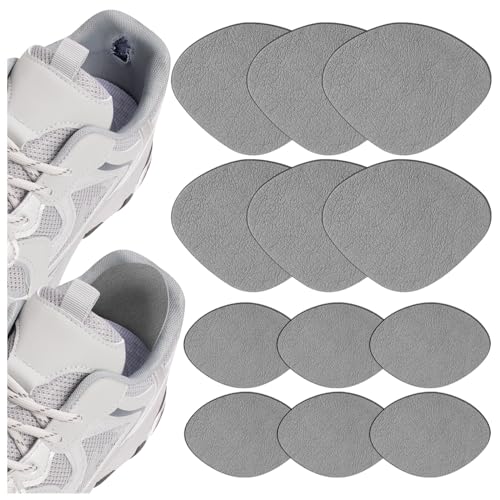 6 Pair Leather Heel Pads, Heel Grips Liner Cushions Protectors for Pain Relief, Inserts for...