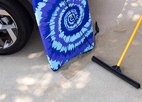 Image of FURemover Pet Hair Removal Rubber Broom, Heavy Duty Cleaning 18 inch Broom Head