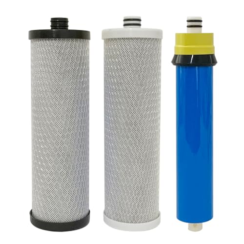 Replacement Pre and Post Filter Set With Membrane 50GPD Compatible to Rainsoft Reverse Osmosis Ultrefiner II Premium Drinking Water System DO NOT FIT MODEL UF50T