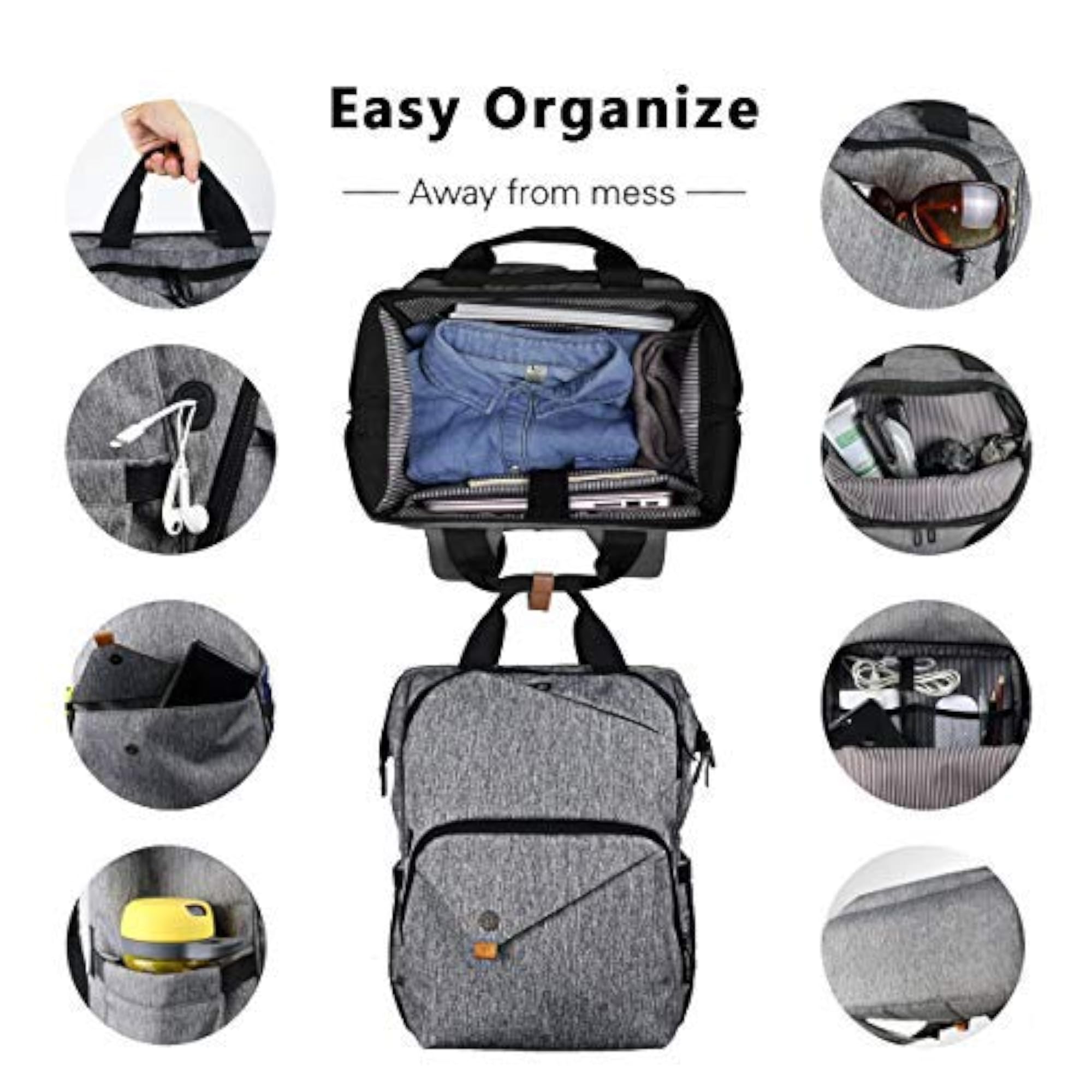 Waterproof Travel Laptop Backpack for Women/Men