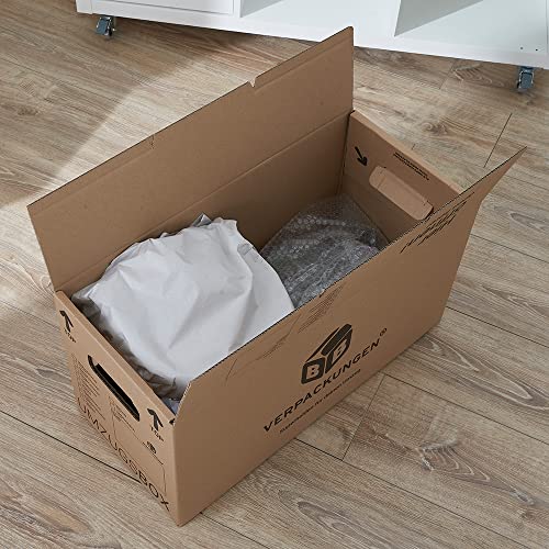 BB-Verpackungen 15 x Umzugskarton aus recycelter Pappe, sehr stabil mit doppeltem Boden (belastbar bis 40 kg) - Sets zwischen 10 und 180 Stück – Bild 5
