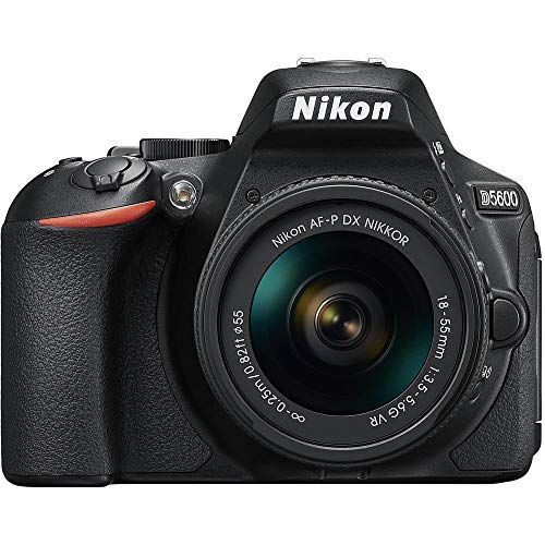Cámara Nikon D5600 DSLR con lente 18-55mm y accesorios miniatura 5