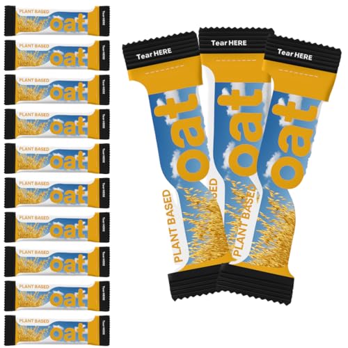 100 X 10ml UHT Dairy-Free Oat Sachet Dairy-Free Portions Vegan Long-Life Non-Dairy Alternative Ideal for Travel Hotels Airbnbs Offices & Holiday Hosts
