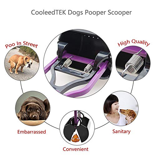 Image of Pets Empire Poop Scooper for Large Small Dogs | Dog Potty Picker | Portable Dog Poop Pickup | Potty Animal Waste Cleaner, Sanitary Dog Waste Pick Up Dispense with Steel Lock (Small Size)