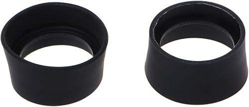 1 par flexible de goma ocular protector de ojos 1.378-1.457 in protectores de ojos tazas oculares cubiertas montaje para microscopio binocular