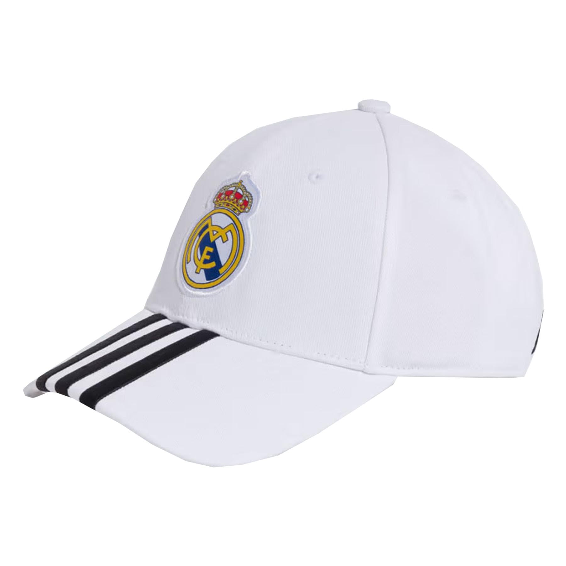 REAL MADRID HOME BASEBALL CAP White Black, White Black, One size