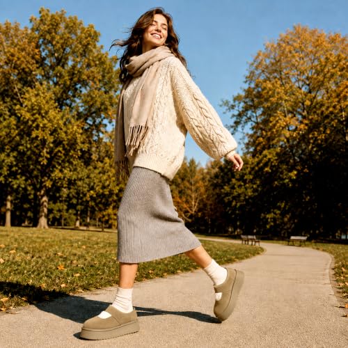 Vilanva Women's Fur-Lined Platform Slippers 28.59 w/ Code + 35% Off Code LEGY09B8 - image 3