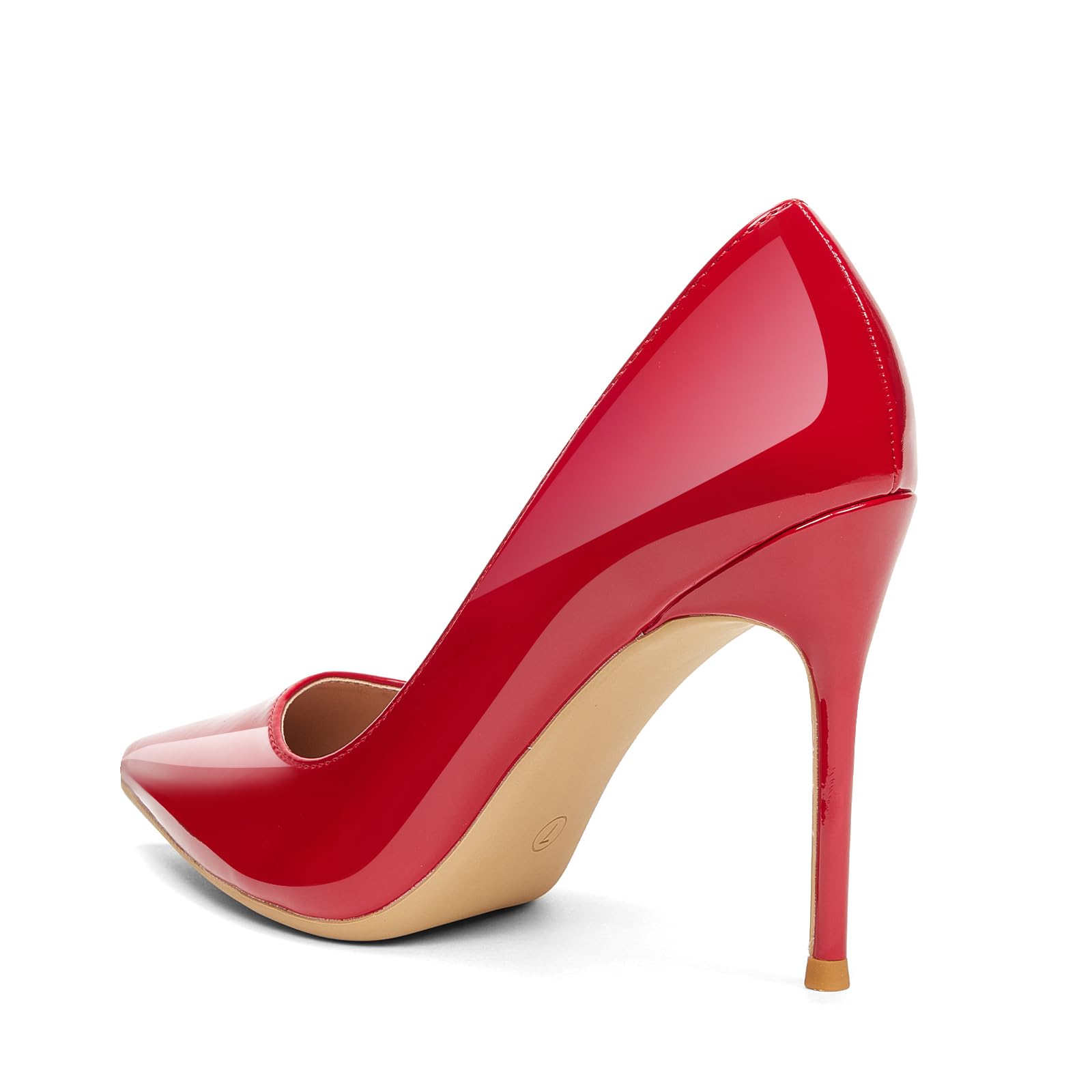 GENSHUO Femmes Mode Bout Pointu Escarpins À Talons Hauts Sexy Slip on Stiletto Party Chaussures 12 CM / 4.72IN