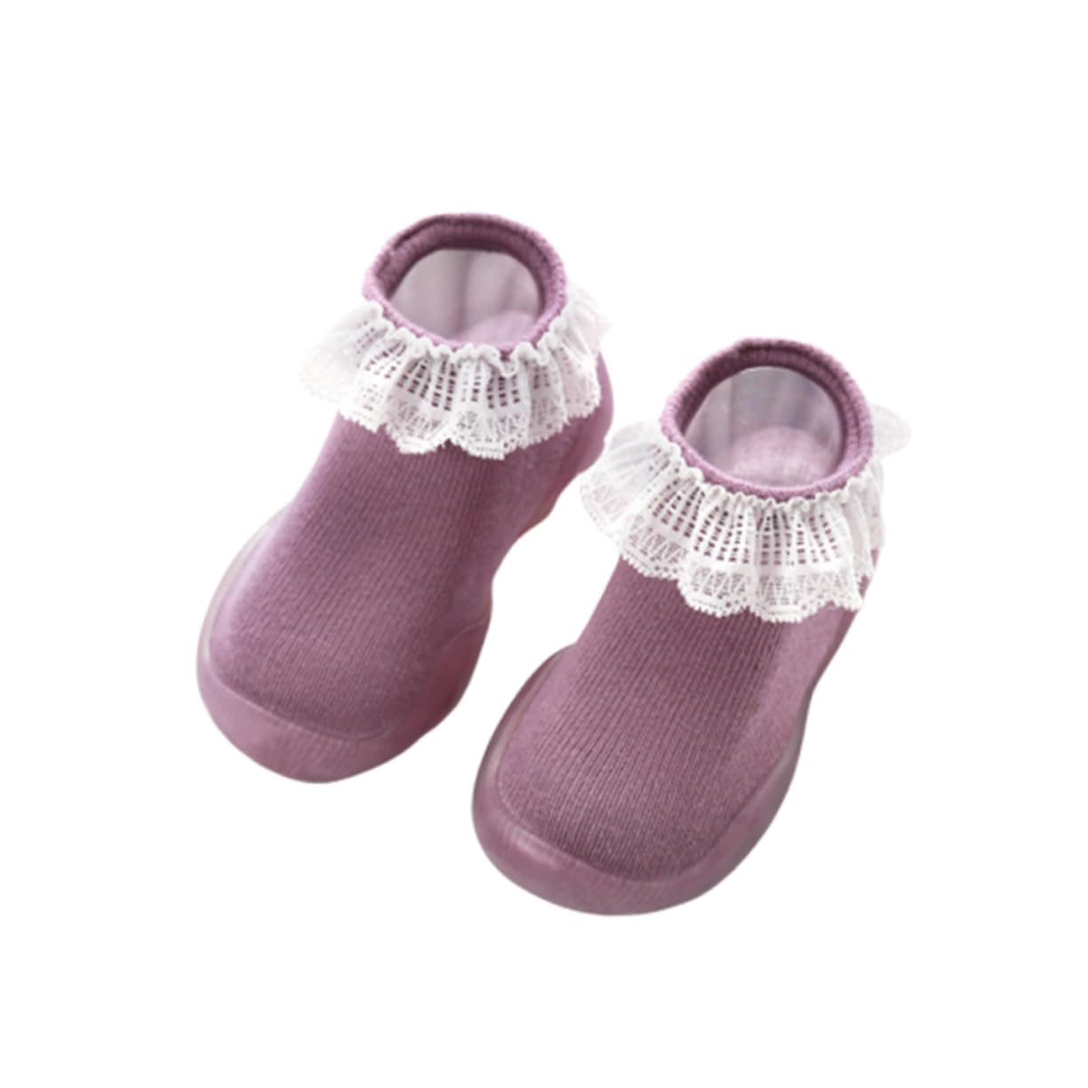 JEWEDECO Warm Baby Socks Anti-slip Ankle Floor Socks (size 22/23) for Learning to Walk