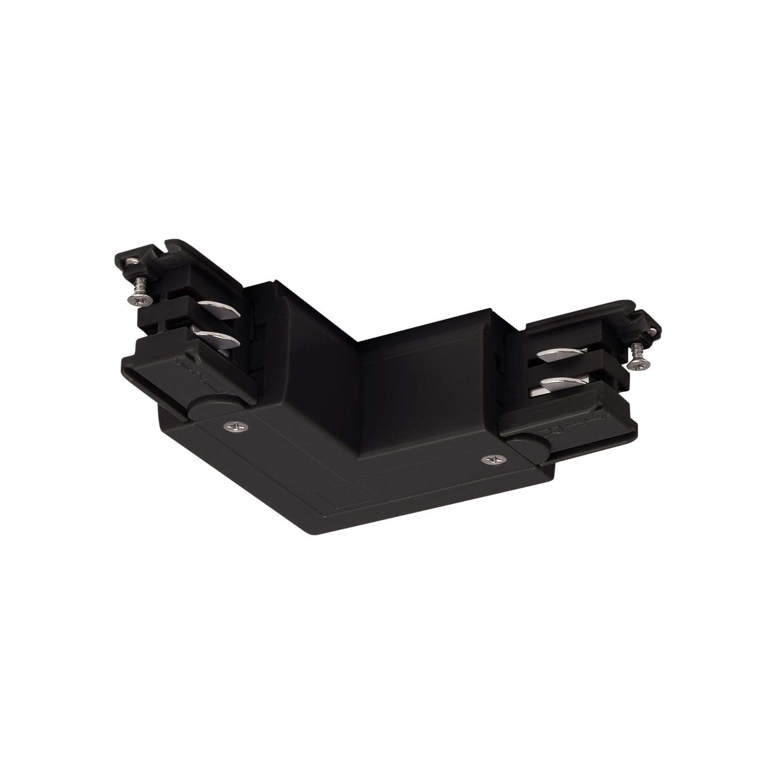 L-Verbinder für S-TRACK 3P.- Schiene, Erde, R-Version, schwarz