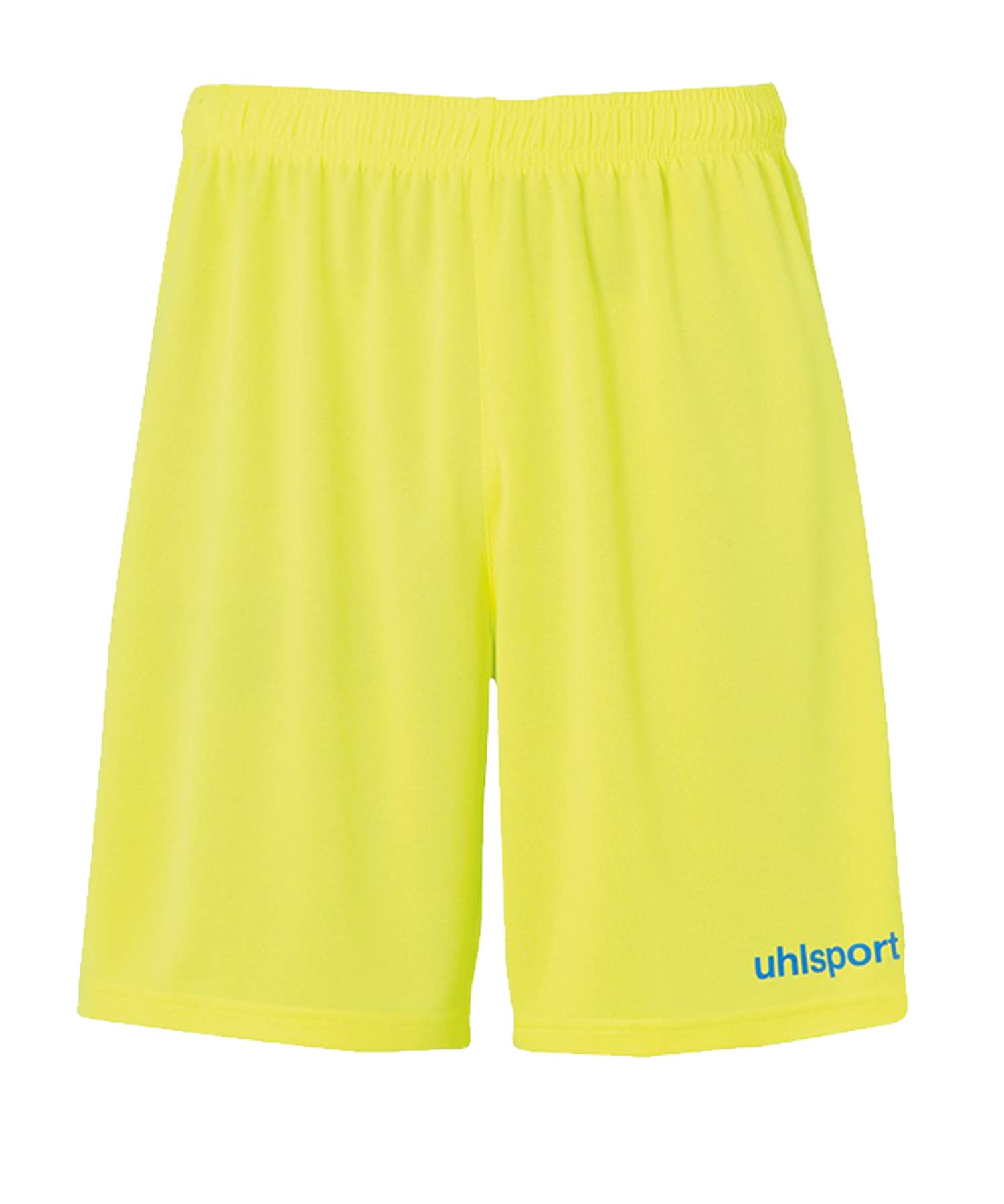 uhlsport Center Basic Shorts Men's Shorts - Fluo Yellow/Radar Blue, Small