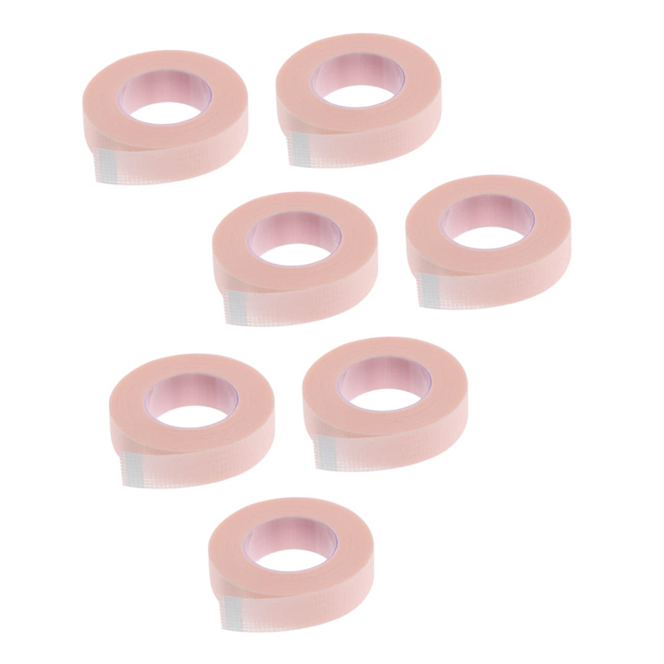 IWOWHERO 7 Rolls Disposable Tapes for Eyelash Beauty Care Soft Breathable Makeup Bands for Salons Personal Use