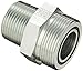 Eaton Aeroquip FF2031T2016S Steel Pipe Fitting, Adapter, 1-11/16" O-Ring Face Seal Male x 1" NPTF Male