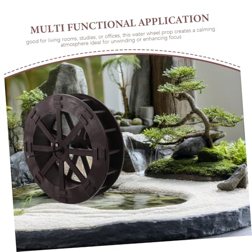 Roue de simulation d'eau rotative de 22 cm pour animer votre fontaine de table intérieur - 4