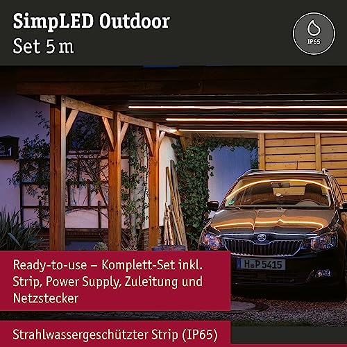 Paulmann SimpLED Outdoor Stripe Set 5m Warmweiß 20
