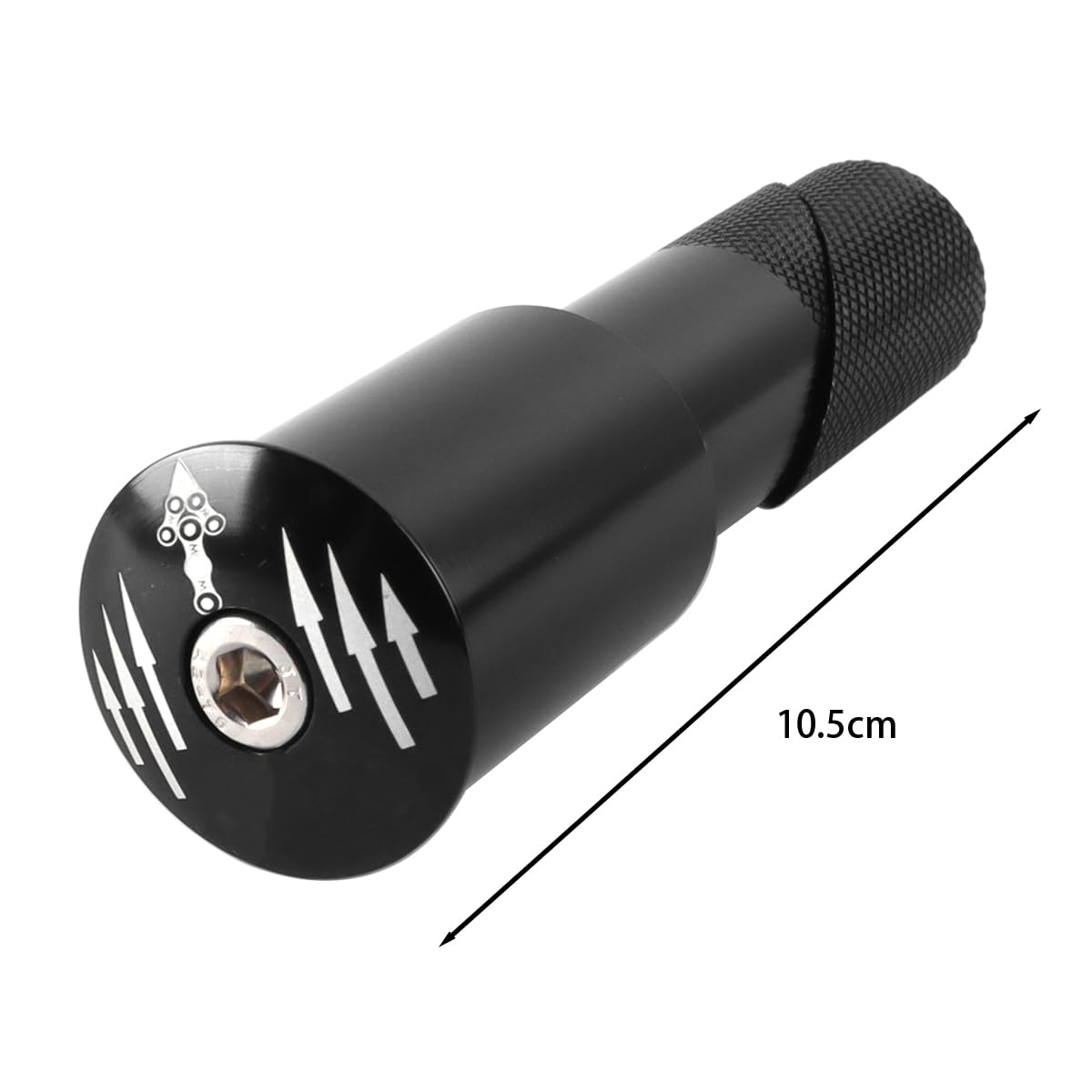 Riven Adattatore manubrio per bicicletta pieghevole in alluminio, per albero forcella da 22,2 mm a 28,6 mm