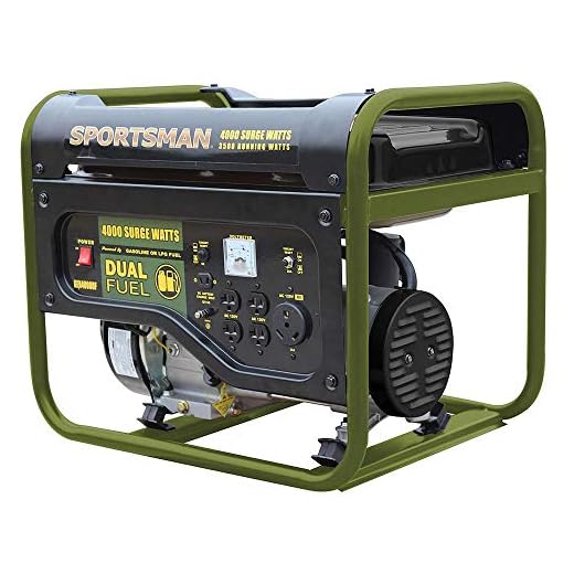 Sportsman 4,000/3,500-Watt Dual Fuel Powered Portable Generator, Runs on LPG or Regular Gasoline