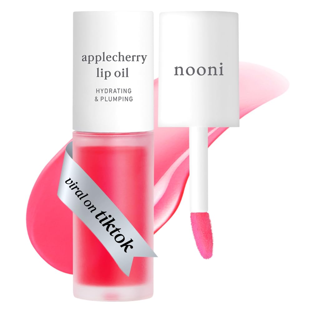 【NOONI/ヌニ】リップオイルアップルチェリー| リップオイル|色持ち|血色|保湿|角質ケア|なめらか|しっとり|防水|韓国コスメ|ナチュラル|デイリーリップケア|8色|3.7ml