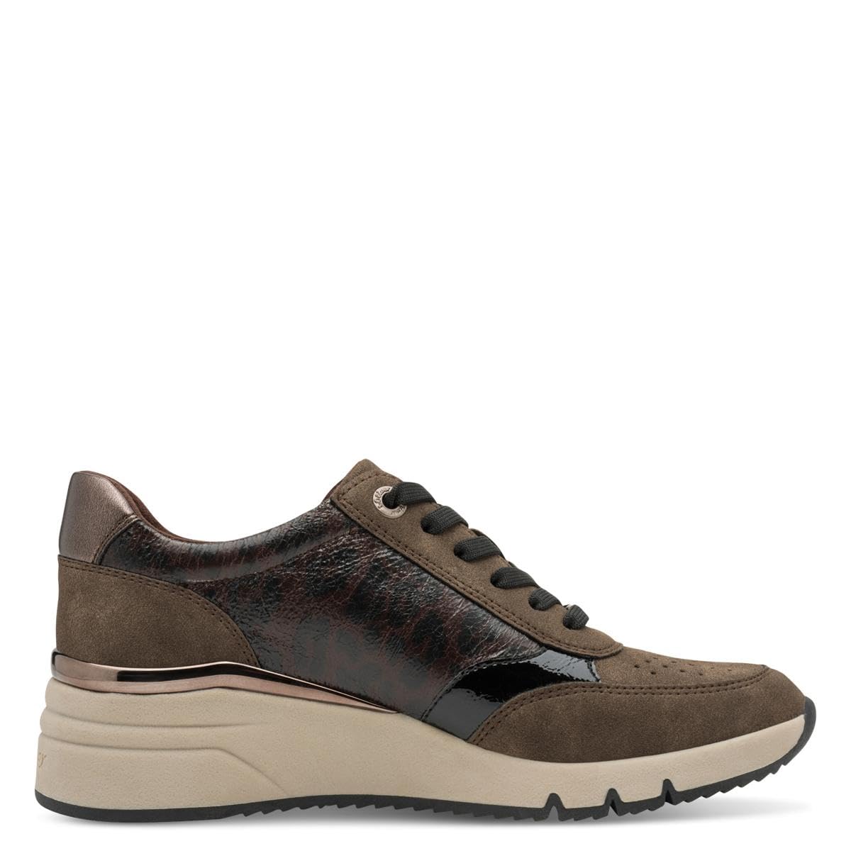 s.Oliver Women's Damen Sneaker Low 5-23608-42, Brown Comb, 6.5 UK