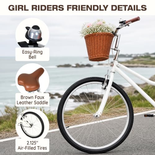 Yventix 24 Inch Cruiser Bike